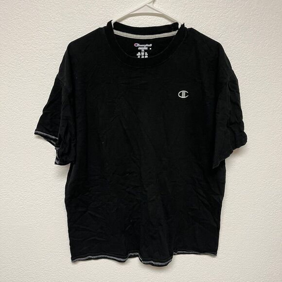 Champion Men’s Black Short sleeve T-Shirt size XL - Picture 2 of 4